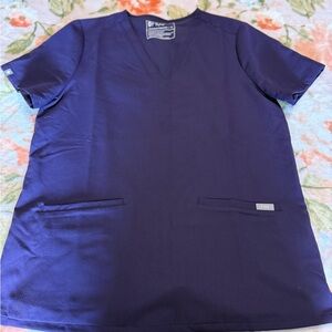 Figs Technical Collection Top in purple jam